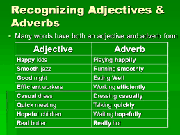 Resultado de imagen de form adverbs from adjectives