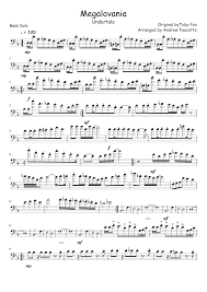 Free sheet music for more than 25 different christmas songs arranged for the bass. Megalovania Bass Solo Sheet Music For Contrabass Solo Musescore Com