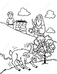Not only was abraham an important historical figure, he figures prominently in the story of the bible. Coloring Page Of Abraham And Isaac Stock Photo Picture And Royalty Free Image Image 125684853
