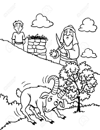 Use the abraham and isaac coloring page as a fun activity for your next children's sermon. Coloring Page Of Abraham And Isaac Stock Photo Picture And Royalty Free Image Image 125684853