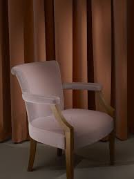 2019 The Launch Of Pierre Frey First Furniture Collections Rebecca Dining Chair Upholstered In Duke Image By Philip Upholstered Chairs Furniture Upholstered Dining Chairs