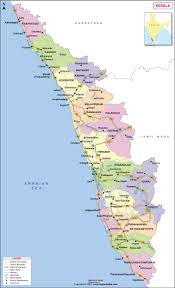 Kerala is also known as god's own country. Kerala Map Map Of Kerala State Districts Information And Facts