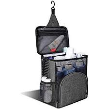 Kusoofa Shower Caddy Tote Bag Mesh Shower Bag Hanging Toiletry Bag With Quick Dry Technology And Mildew Re Shower Caddy Bath Organization Hanging Toiletry Bag