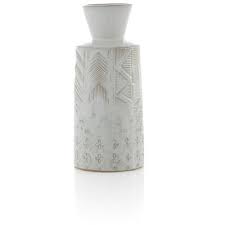 Bubble shaped top with off center single tubular spout. Off White Vases Target
