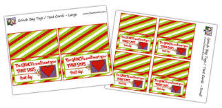Maybe christmas perhaps means a little bit more.. Grinch Treat Bag Tags Chica And Jo