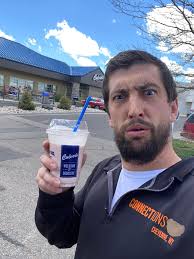 James at Culver's! Chatting it up with the customers in the dining room!!