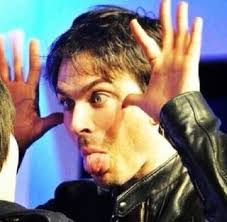 Ian Somerhalder. I LOVE him. He's hawt. Funny, attractive, an amazing actor  and have I mentioned attractive??? :)