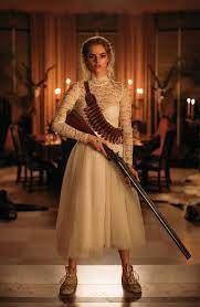 Samara Weaving Ready Or Not Poster And Photo 2019 Horror Movie Costumes Now And Then Movie Wedding Nightmare