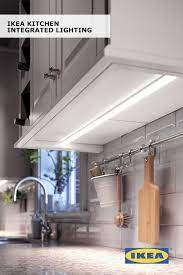 Late Night Snacking Just Got Easier With Integrated Kitchen Lighting The Ikea Urshult Lamp Provides A Small Focus Kitchen Remodel Ikea Kitchen Kitchen Design