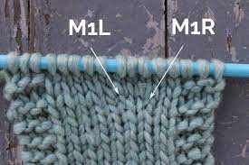 A guide to common increases in knitting. Make 1 Knitting Increase M1 M1l And M1r Tutorial Craftsy