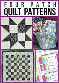 The twin rainbow stars quilt makes an especially great pattern for charity baby quilts because you make two small quilts at the same time. Four Patch Quilt Patterns For Beginners Craftsy