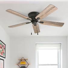 They are able to do this because subtle adjustments to their design and the installation process have been added to maximize airflow in a minimum amount of space. Gracie Oaks 52 Raynham 5 Blade Flush Mount Ceiling Fan With Pull Chain Reviews Wayfair