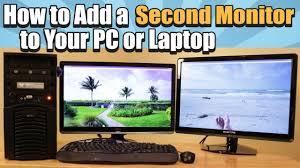 Make a note of the type of connections that. How To Add A Second Monitor To Your Pc Or Laptop Youtube