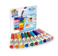Crayola Color Wonder Mess Free Classic Mini Markers 10 Count Color Wonder Mini Marker Markers Set