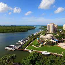 Looking West Out Cocohatchee River Towards Wiggins Pass Co Co Hat Chee Which Means Horse Creek Is A Short River In Co Bonita Springs Naples Florida River