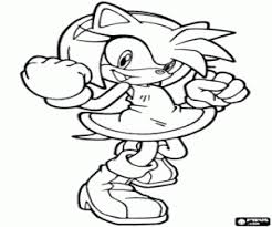 Using the power of the chaos emeralds, sonic can transform into super sonic. Amy Rose A Hedgehog From Sonic Coloring Page Printable Game