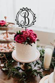 Letter Cake Topper B Wedding Initials Cake Topper Personalised Topper Please Send Your Phone Number In Letter Cake Toppers Cake Topper Initials Cake Toppers