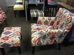 Accent chair for living room bedroom upholstered tufted curved backrest casual fabric chairs with wood legs cream set of 2. Need Help Matching Area Rug To These Colorful Accent Chairs