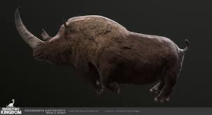 Artstation Prehistoric Kingdom Woolly Rhino Cindy Raggo In 2020 Prehistoric Animals Ancient Animals Prehistoric