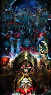Overlord wallpapers for smartphones with 1080×1920 screen size. Hd Wallpaper Hooded Skull And Monsters Wallpaper Ainz Ooal Gown Overlord Anime Wallpaper Flare