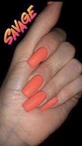 Pin By Tiffany Mack On Kylie Jenners Nails Kylie Nails Acrylic Nails Kylie Jenner Orange Acrylic Nails