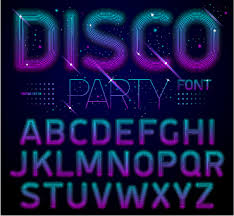 All fonts are categorized and can be saved for quick reference and comparison. Disco Party Alphabet Fonts Vector 02 Free Download