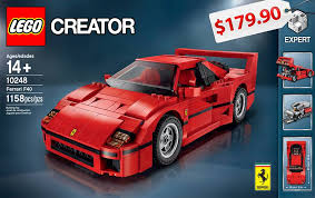 The f40 was built to celebrate ferrari's 40th anniversary. Brickfinder News Lego Ferrari F40 Singapore Price Facebook