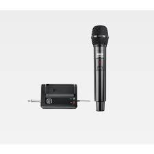 A handheld cordless microphone is effective for public speakers, lead vocalists, or in any situation where the wireless mic will be passed from person to person, such as karaoke. Ahuja Abw 400uh Wireless Microphone Veera Computers Id 22275239662
