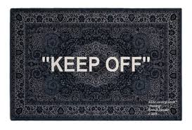 Virgil Abloh X Ikea Keep Off Rug 200x300 Cm Grey White Ikea And Off White Ikea Ikea Art
