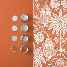 imperial tapete orange orange tapeten graham brown