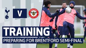 This video is provided and hosted by a 3rd party server.soccerhighlights helps you discover publicly available material throughout the. Training Spurs Prepare For Brentford Semi Final Youtube