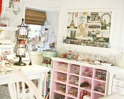 We love using pastels in this kind of styling. Fun Crafting Spaces The Cottage Market
