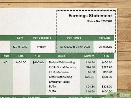 3 Ways to Read a Pay Check Stub - wikiHow