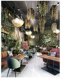Secret Garden Theme Restaurant Design Cosy Cafe Interior Restaurant Design Cosycafeinteriorre In 2021 Cozy Cafe Interior Restaurant Interior Design Bistro Design