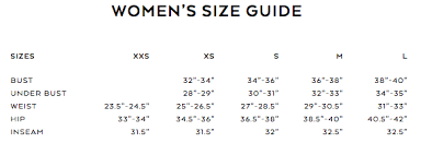 Lululemon Yoga Pants Size Guide Sport1stfuture Org
