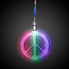 Peace love happiness hippie peace peace on earth give peace a chance peace sign art peace peace symbol world peace peace art. Led Peace Sign Necklaces 12 Pack