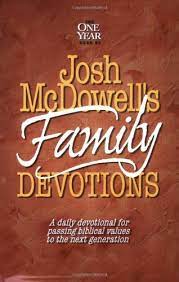 Great for family devotions or homeschool. The One Year Book Of Josh Mcdowell S Family Devotions A Daily Devotional For Passing Biblical Values To The Next Generation Josh Mcdowell Bob Hostetler 0031809043028 Amazon Com Books