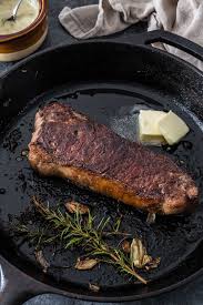 Pan Seared New York Strip Steak With Gorgonzola Sauce Www Oliviascuisine Com No Need To Go To A Steak New York Steak Recipe Steak Cooking The Perfect Steak
