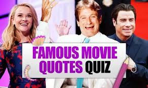 This covers everything from disney, to harry potter, and even emma stone movies, so get ready. Famous Movie Quotes Quiz Questions And Answers 15 Questions For Your Quiz Films Entertainment Express Co Uk