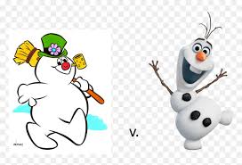Follow my step by step video tutorial about how to draw a snowman easily!#snowmandr. Frost V Olaf Pic Easy Frosty The Snowman Drawings Hd Png Download Vhv