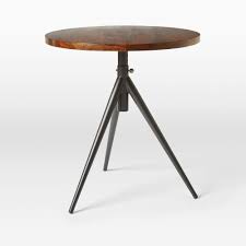 Round Adjustable Bistro Table Pedestal Dining Table Dining Nook Dining Table