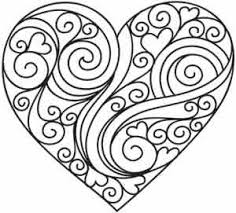 Doodle Love Pattern For Painting On Rocks And Stones Even Better If I Have A Heart Shaped Rock Coloriage Coeur Coloriage Plume