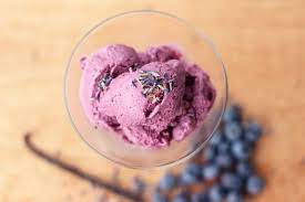 Guest Post Blueberry Lavender Vanilla Ice Cream Vegan Gluten Free Refined Sugar Free Homemade Ice Cream Recipes Ice Cream Recipes Lavender Ice Cream