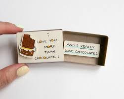 Carte D Amour Spirituel Chocolat Carte Saint Valentin Cadeau Pour Elle Chocolat Amoureux Carte Alimentai Matchbox Crafts Funny Love Cards Chocolate Card