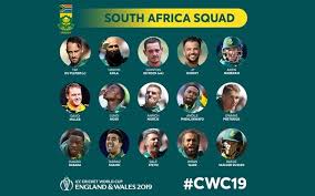 South africa cricket team upcoming matches and archive. South Africa National Cricket Team For Icc Cricket Word Cup 2019
