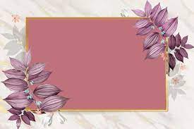 download premium vector of rectangle foliage frame on white marble pink marble background white marble background floral background