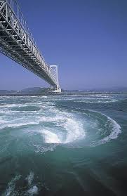 Naruto No Uzushio Whirlpools Bridge Scenery Photo