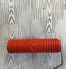 Wood Grain Pattern 7 Decorative Art Paint Roller Etsy Patterned Paint Rollers Paint Roller Textured Paint Rollers