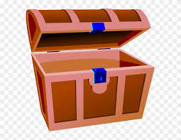 A simple drawing of locked treasure chest coloring page. Treasure Chest Clip Art At Clker Empty Treasure Chest Clipart Free Transparent Png Clipart Images Download