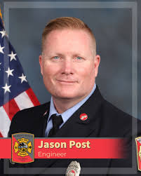 Please join us in congratulating Firefighter Don Clark, Engineers Margaret  Hooks, Jason Post and Jason James, and Lieutenants Walter Everson, Shaun  Smith and John Leonard